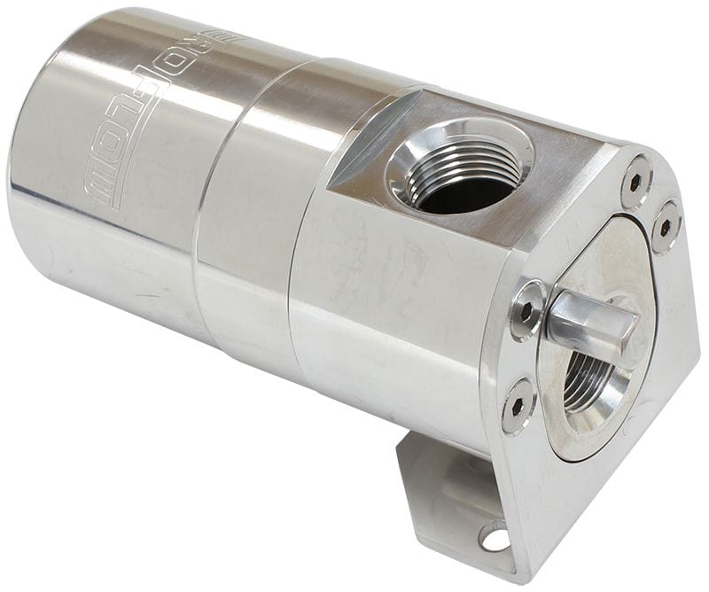 Aeroflow Performance Fabricated Tanks Polished Aeroflow Billet Universal Single Air / Oil Separator - AF64-4363 SR