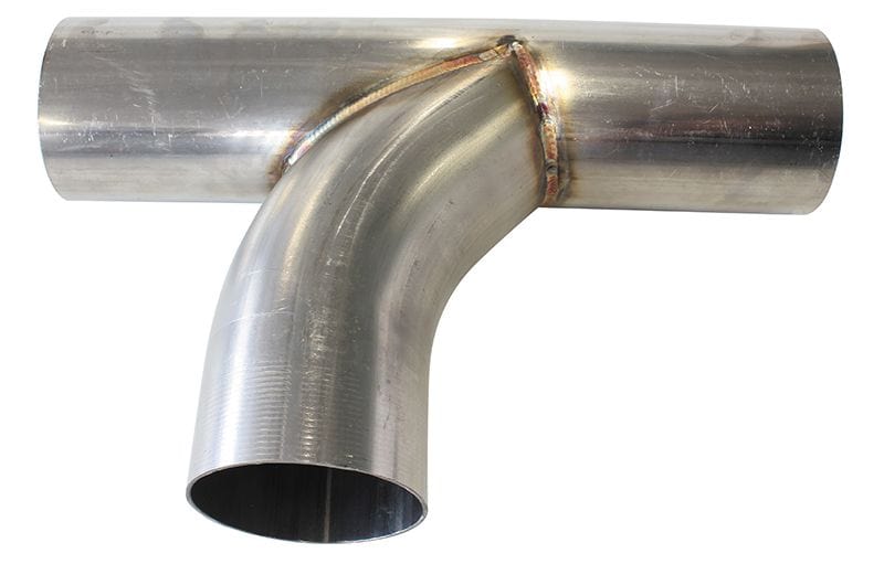 Aeroflow Performance Fabrication 3 1/2" Stainless Steel T-Pipe Radius Flow Bend SR