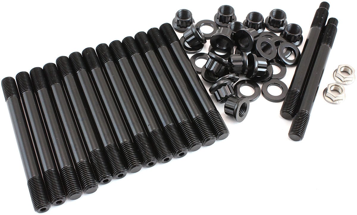 Aeroflow Performance Fabrication & Fasteners Aeroflow Ford XR6 Barra 2 Bolt Main Stud Kit AF37-2222 SR