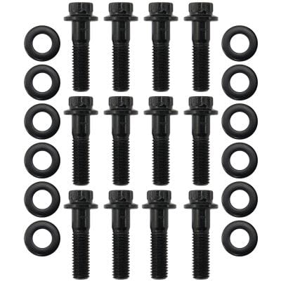 Aeroflow Performance Fabrication & Fasteners Aeroflow GM LS Header Bolts M8 x 1.25mm, 1.181" (30mm) UHL - Black Finish AF37-1013 SR