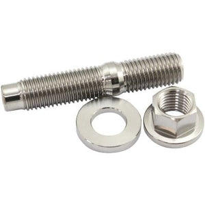 Aeroflow M10 x 1.25mm Titanium Stud, Hex Nut and Washer Kit AF55-2006