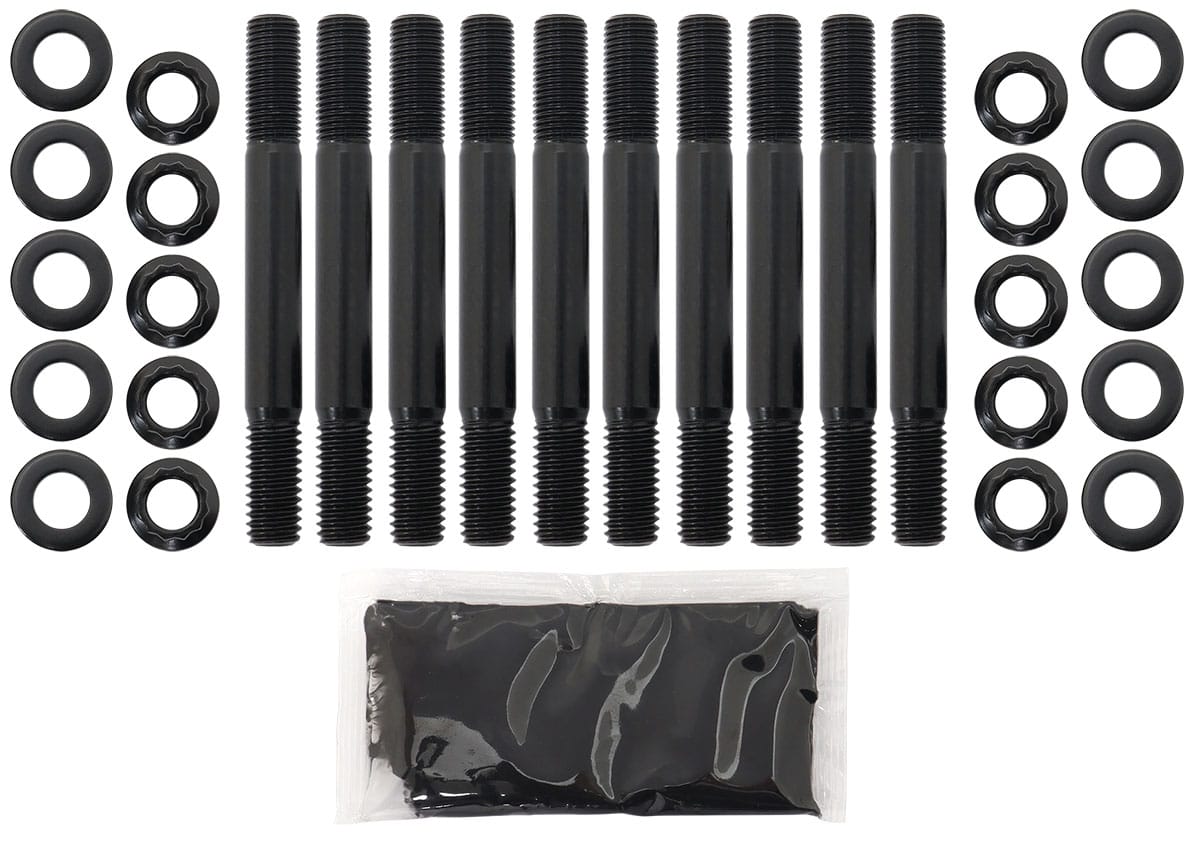 Aeroflow Performance Fabrication & Fasteners Aeroflow Small Block Ford Windsor 289-302 2 Bolt Main Stud Kit AF37-2215 SR