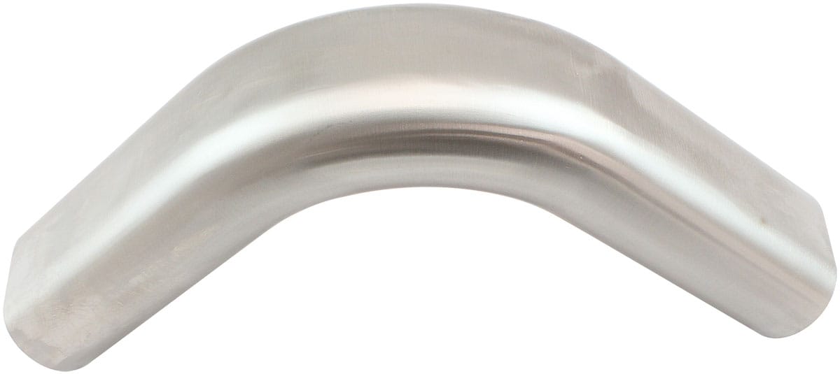 Aeroflow Performance Fabrication & Fasteners Aeroflow Stainless Steel 3" Oval Tube, 90 Degree Angle Vertical Pipe AF9409-3000 SR