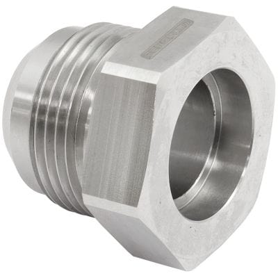 Aeroflow Performance Fabrication & Fasteners Aeroflow Weld-On Stainless Steel Male Hex -16AN Fitting AF999-16SSH SR