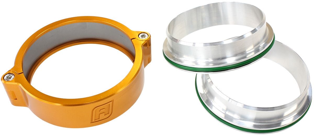 Aeroflow Performance Fabrication Gold / 3" Billet Aluminium Intercooler Clamp SR