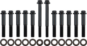 Aeroflow Ford 351 Cleveland Intake Bolts - Black Finish (AF37-1211)
