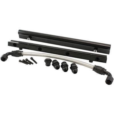 Aeroflow Performance Fuel System Aeroflow GM LS Fuel Rail Kit for Modular Intake Manifolds AF6999-6004 SR
