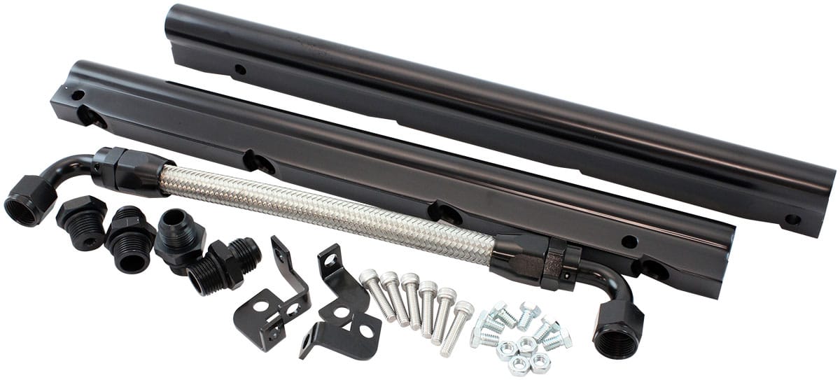 Aeroflow Performance Fuel System Aeroflow Holden 304 Fuel Rail Kit for Air Gap Intake Manifold AF6999-4003 SR