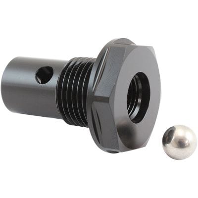 Aeroflow Performance Fuel System Aeroflow Roll Over Valve -10ORB - Black Finish AF613-10BLK SR