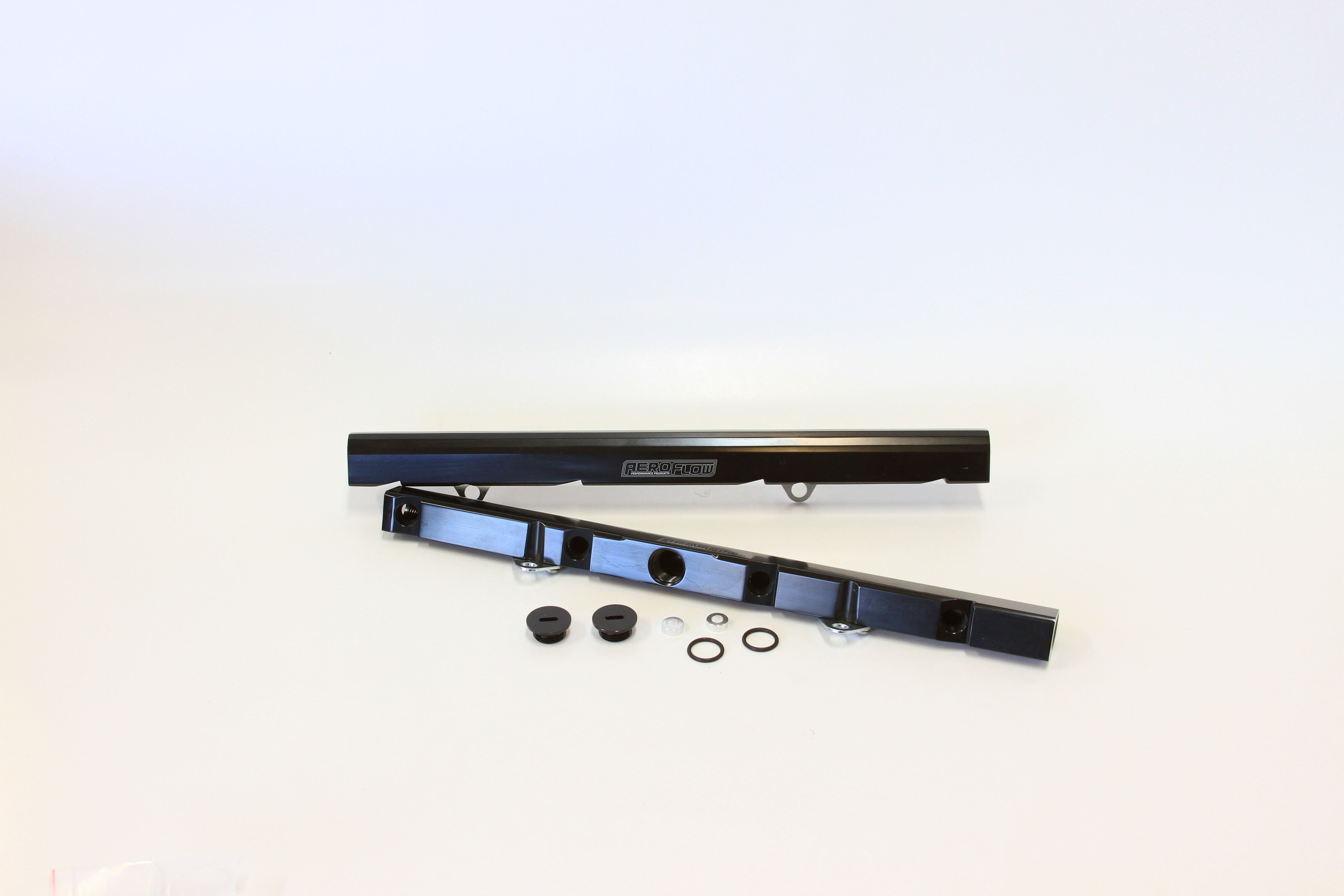 Aeroflow Performance Fuel Systems Black Ford 5.0L EFI V8 Billet EFI Fuel Rails AF64-2077 SR