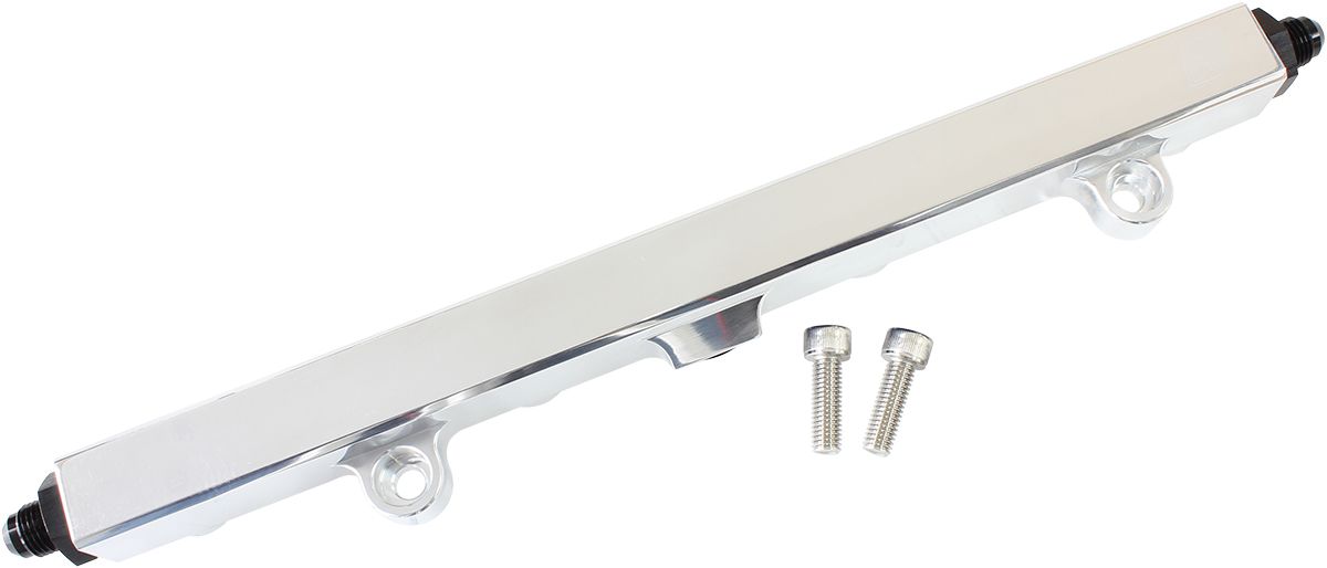 Aeroflow Performance Fuel Systems Polished AEROFLOW Honda K20 & K24 Billet EFI Fuel Rails AF64-2140 SR