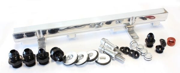 Aeroflow Performance Fuel Systems Polished Aeroflow SR20 Fuel Rail (NON-VCT MOTOR) AF64-2009 SR
