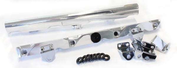Aeroflow Performance Fuel Systems Polished GM LS7 Billet EFI Fuel Rails AF64-2007 SR