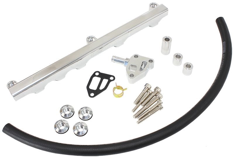Aeroflow Performance Fuel Systems Polished Nissan SR20 (S14/15) VCT Motor - Fuel Rail Kit AF64-2122 SR