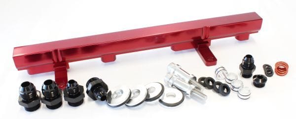 Aeroflow Performance Fuel Systems Red Aeroflow SR20 Fuel Rail (NON-VCT MOTOR) AF64-2009 SR