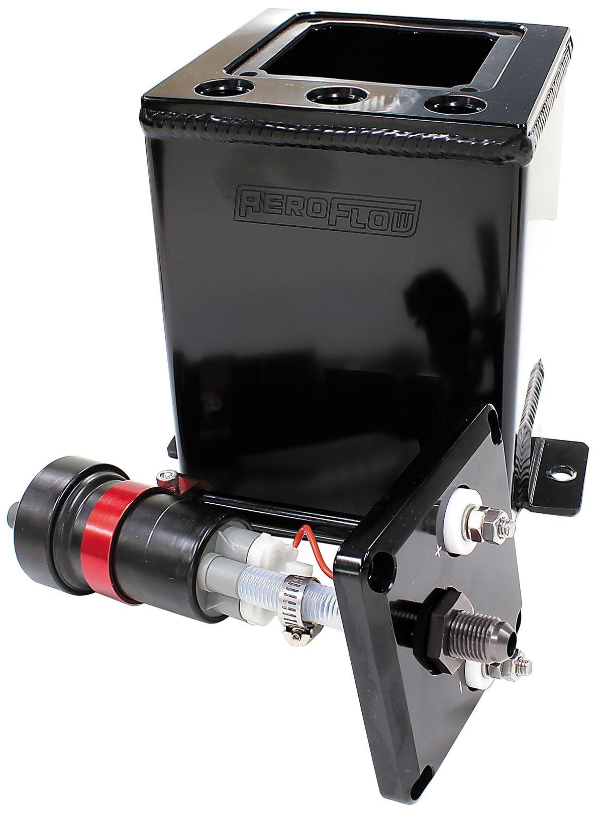 Aeroflow Performance Fuel Systems SINGLE PUMP SURGE TANK SUITS 40mm FUEL PUMPS Aeroflow - AF 77-4055 SR