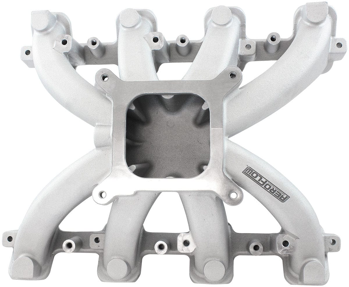 Aeroflow Performance GM LS CARBY INTAKE MANIFOLD (AF6040-6000) SR