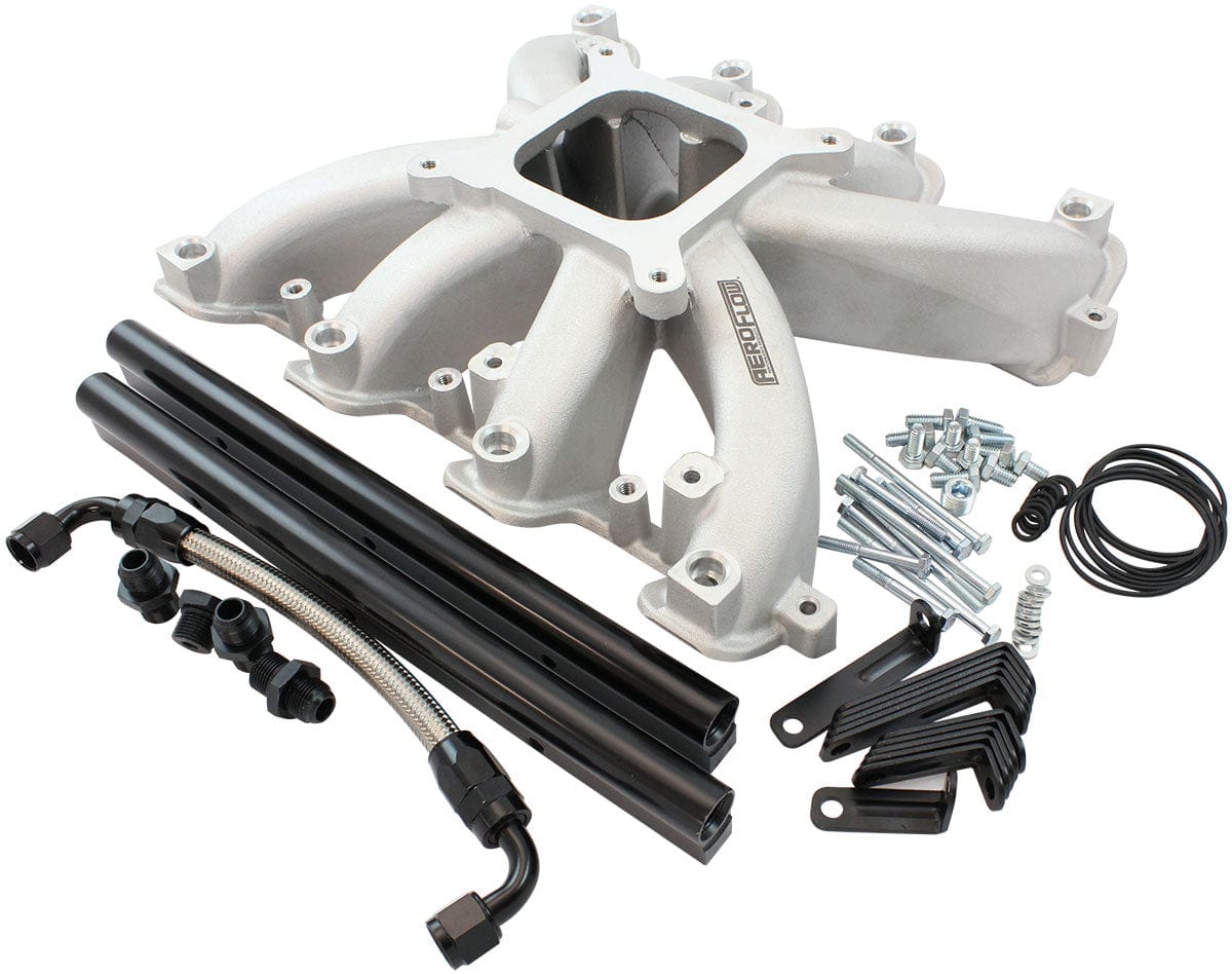 Aeroflow Performance GM LS CARBY INTAKE MANIFOLD (AF6050-5000) SR