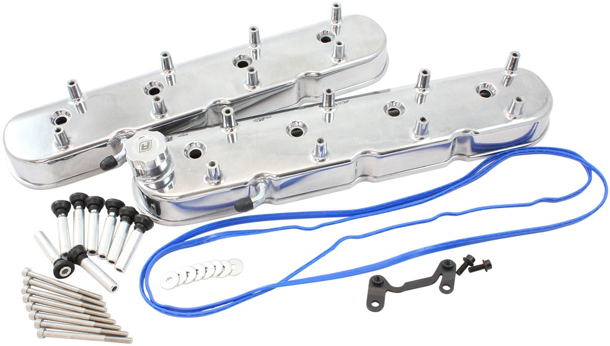 Aeroflow Performance GM LS FACTORY VALVE COVERS (AF77-5019P) SR