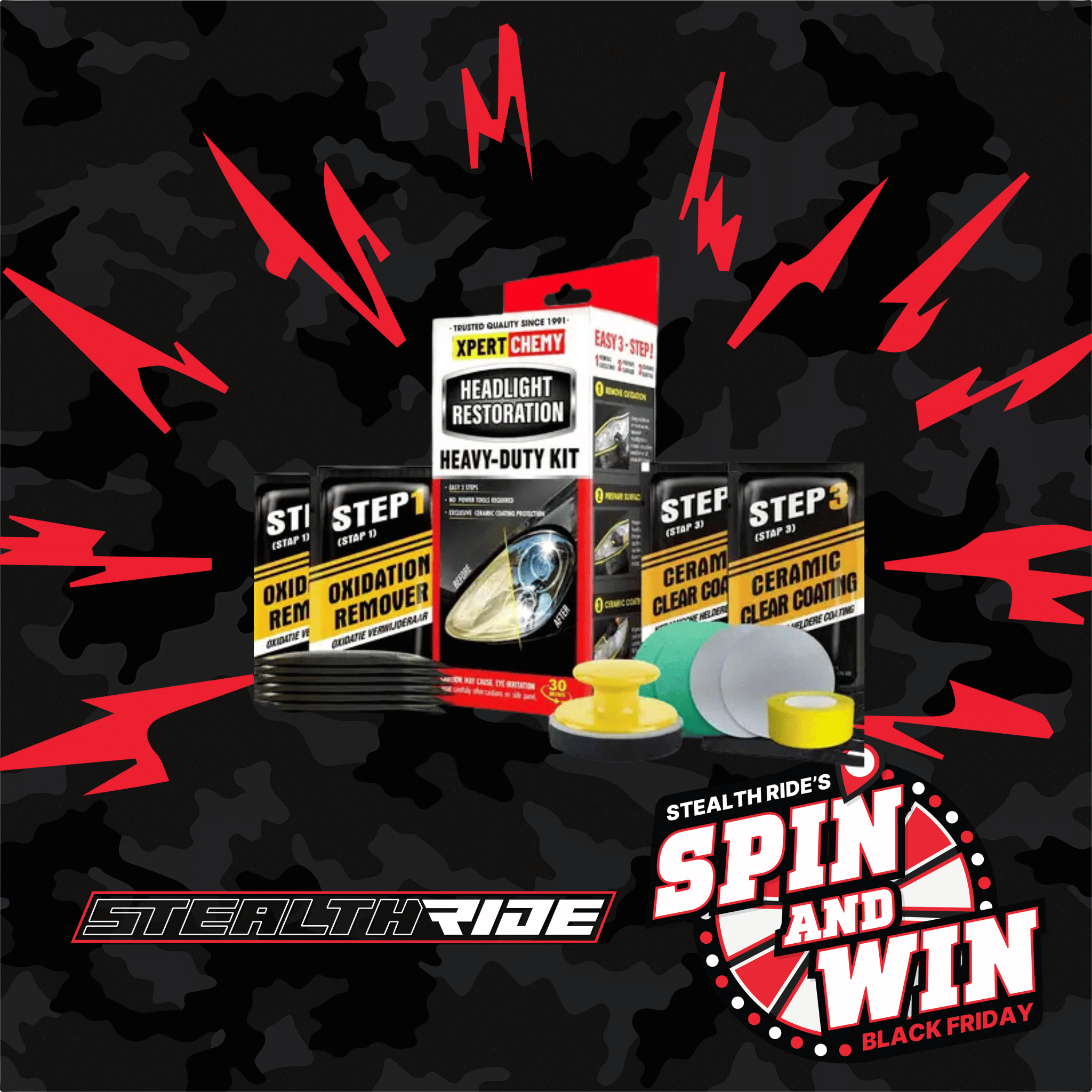 Aeroflow Performance Headlight Restoration Kit Headlight Restoration Kit SR