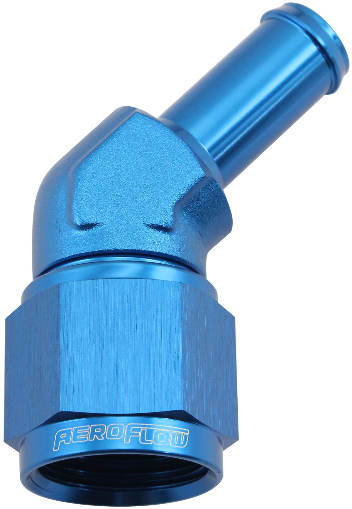 Aeroflow Performance Hose & Fittings Aeroflow 45° Hose Barb 1/2" to -10AN AF412-10-08 SR
