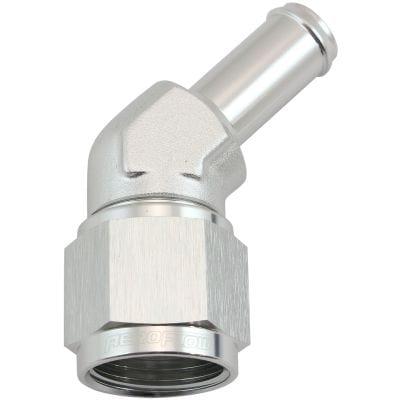 Aeroflow Performance Hose & Fittings Aeroflow 45° Hose Barb 1/2" to -10AN AF412-10-08S SR