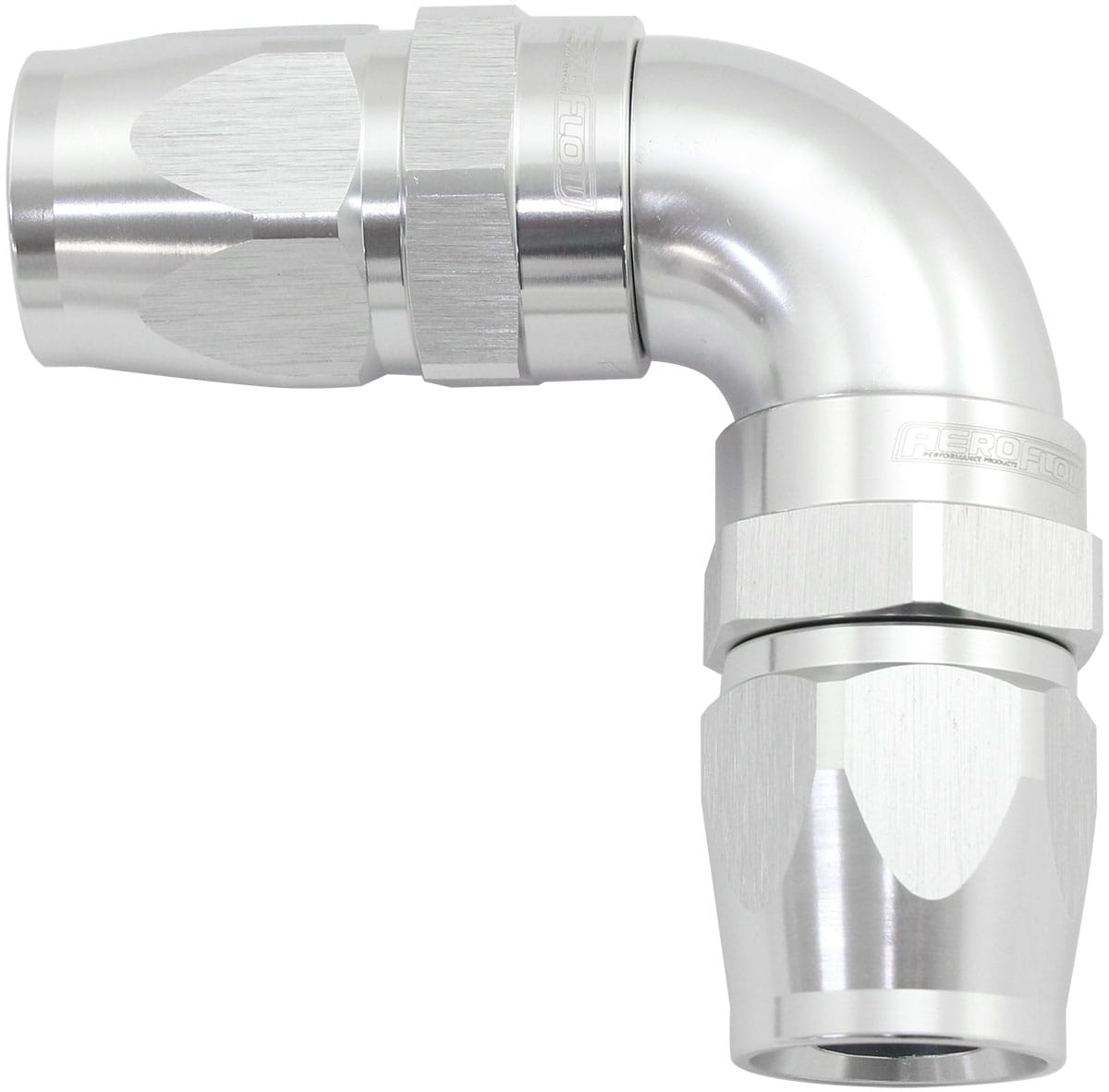 Aeroflow Performance Hose & Fittings Aeroflow 590 Series PTFE 90° Dual Hose Ends -8AN AF593-08-08DS SR