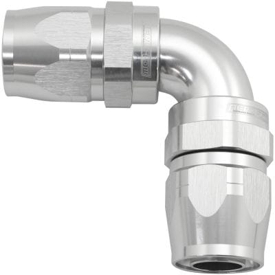 Aeroflow Performance Hose & Fittings Aeroflow 853 Series Cutter FullFlow 90° Dual Hose Ends -8AN AF853-08-08S SR