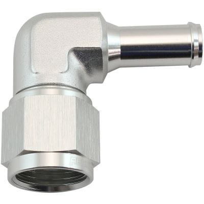 Aeroflow Performance Hose & Fittings Aeroflow 90° Hose Barb 1/2" to -10AN AF413-10-08S SR