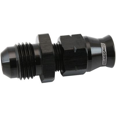 Aeroflow Performance Hose & Fittings Aeroflow Tube to Male AN Adapter 1/4" to -6AN AF108-06-04BLK SR
