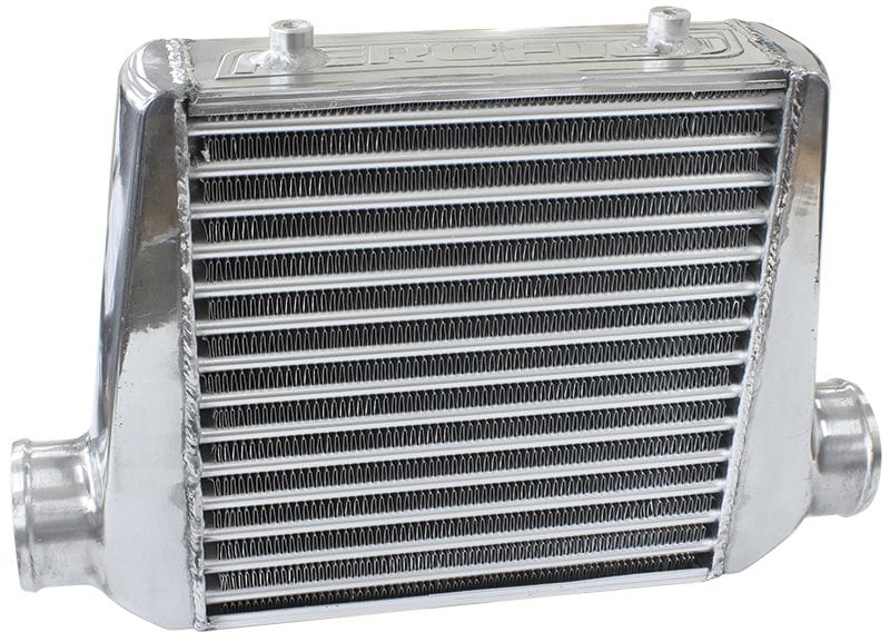 Aeroflow Performance Intercoolers Polished Aluminium Intercooler with 3" Inlet/Outlets (280 x 300 x 76mm) SR
