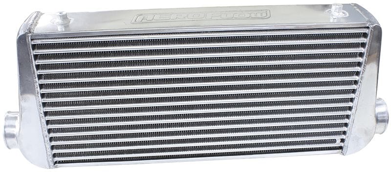 Aeroflow Performance Intercoolers Polished Aluminium Intercooler with 3" Inlet/Outlets (600 x 300 x 76mm) SR