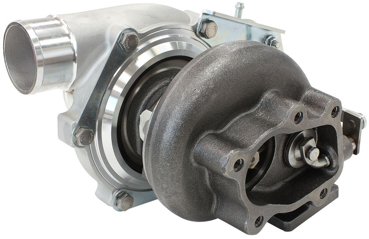 Aeroflow Performance Internal Wastegate, T25 / T28 Inlet Flange, 5-Bolt Exhaust Flange Aeroflow BOOSTED 4647 .86 Turbocharger 475HP, Natural Cast Finish AF8005-2001 SR