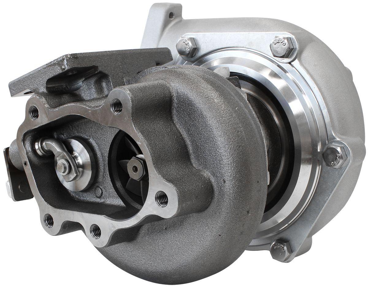 Aeroflow Performance Internal Wastegate, T25 / T28 Inlet Flange, 5-Bolt Exhaust Flange Aeroflow BOOSTED 4647 NISSAN .84 Turbocharger 440HP, Hi Temp Black Finish AF8005-2003 SR