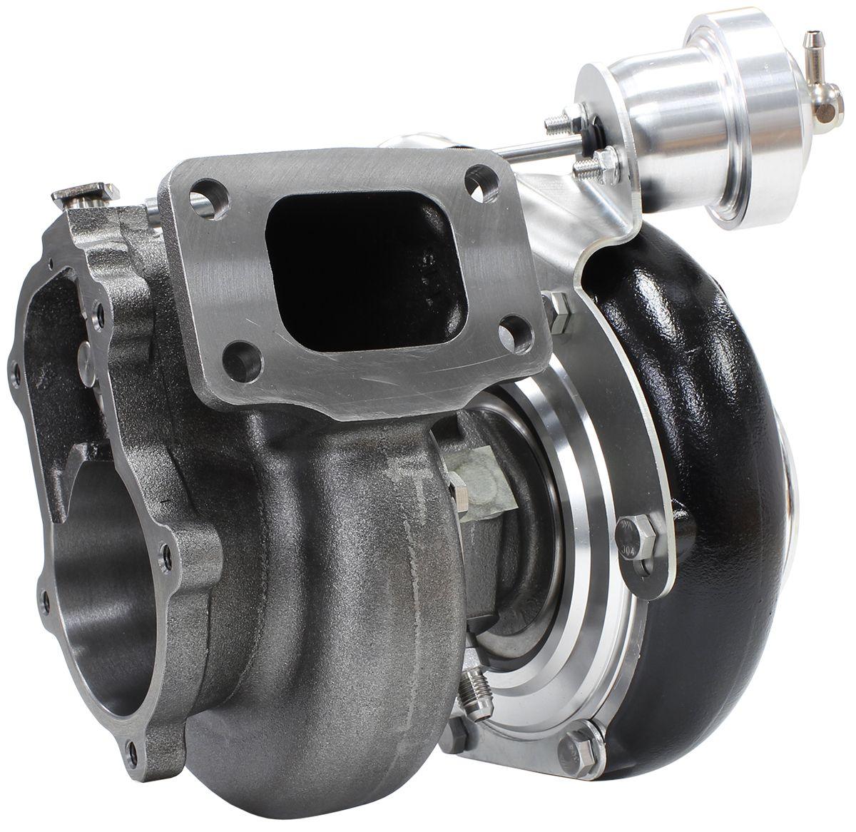 Aeroflow Performance Internal Wastegate, T3 Inlet Flange, BA-BF XR6 5-Bolt Exhaust Flange Aeroflow BOOSTED 6762 XR6 1.15 Turbocharger 1000HP, Hi Temp Black Finish AF8005-3018BLK SR