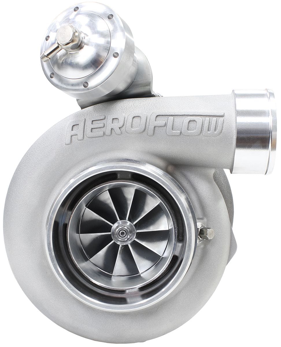 Aeroflow Performance Internal Wastegate, T3 Inlet Flange, BA-BF XR6 5-Bolt Exhaust Flange Aeroflow BOOSTED 6762 XR6 1.15 Turbocharger 1000HP, Natural Cast Finish AF8005-3018 SR
