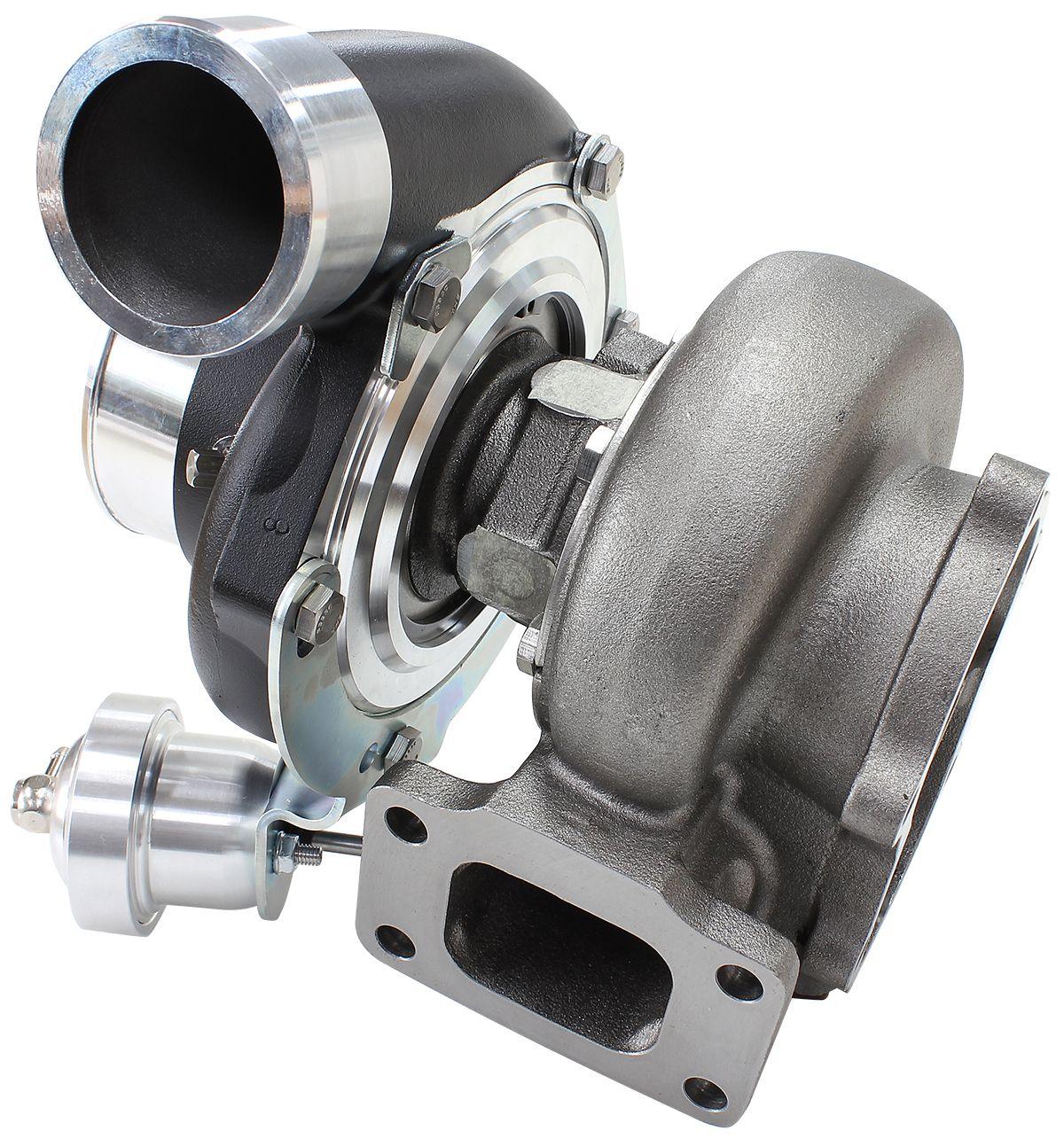 Aeroflow Performance Internal Wastegate, T3 Inlet Flange, FG XR6 5-Bolt Exhaust Flange Aeroflow BOOSTED 6662 XR6 1.06 Turbocharger 825HP, Hi Temp Black Finish AF8005-3024BLK SR