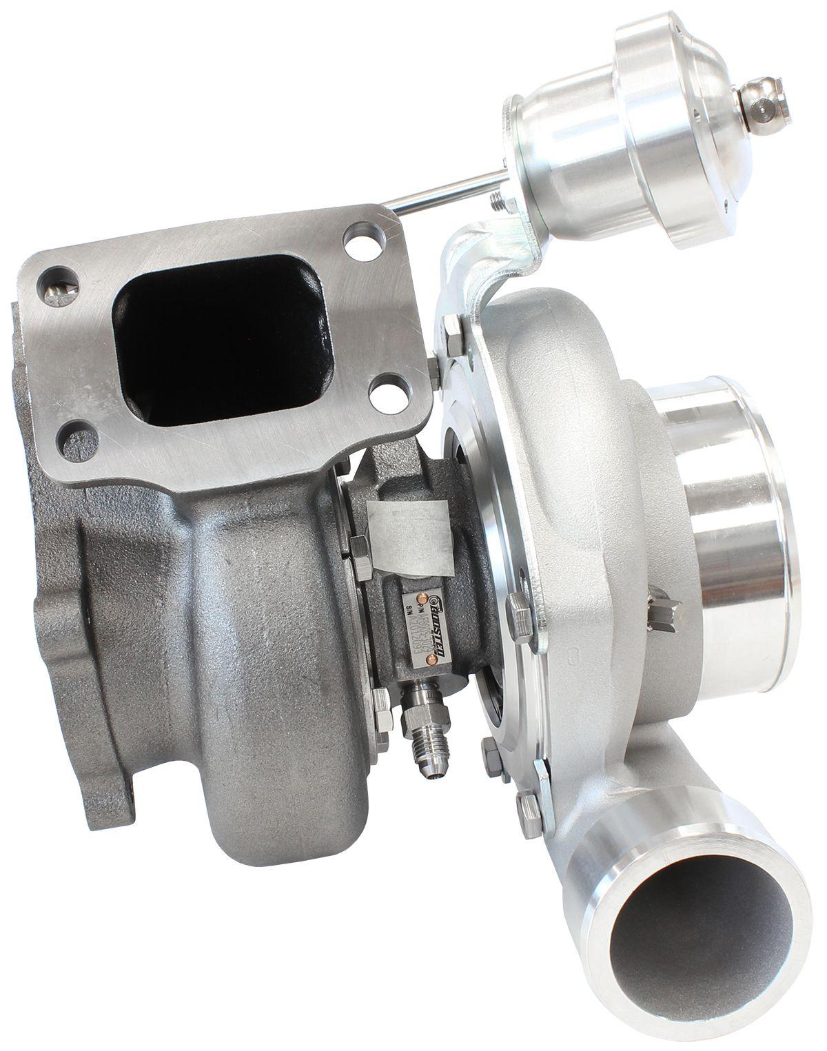 Aeroflow Performance Internal Wastegate, T3 Inlet Flange, FG XR6 5-Bolt Exhaust Flange Aeroflow BOOSTED 6762 XR6 1.06 Turbocharger 1000HP, Natural Cast Finish AF8005-3029 SR