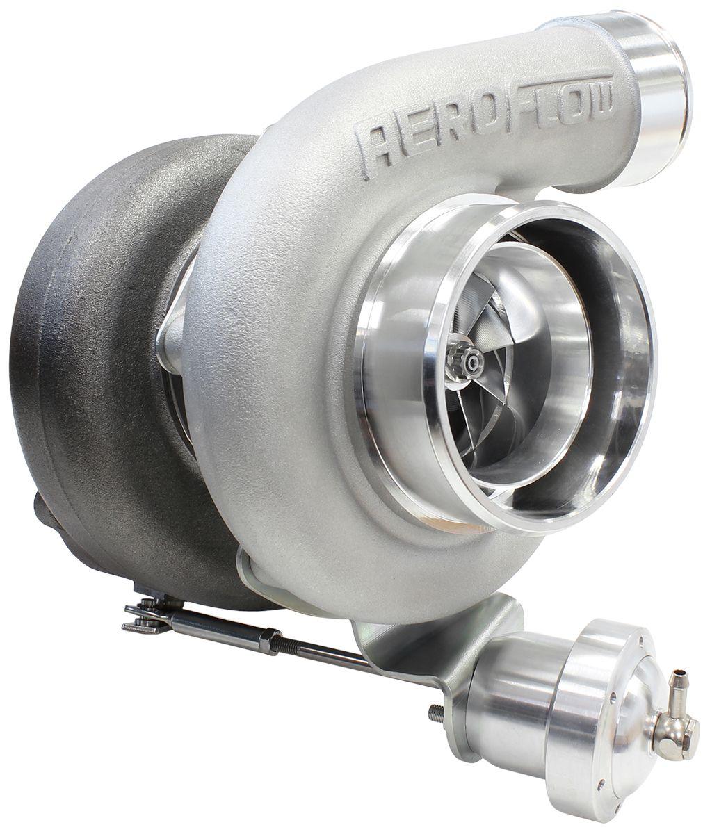 Aeroflow Performance Internal Wastegate, T3 Inlet Flange, FG XR6 5-Bolt Exhaust Flange Aeroflow BOOSTED 6762 XR6 1.15 Turbocharger 1000HP, Natural Cast Finish AF8005-3028 SR