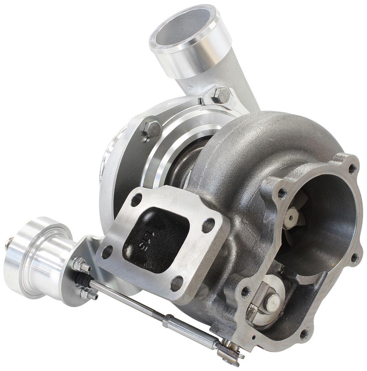Aeroflow Performance Internal Wastegate, T3 Inlet Flange, FG XR6 5-Bolt Exhaust Flange Aeroflow BOOSTED 6762 XR6 1.15 Turbocharger 1000HP, Natural Cast Finish AF8005-3028 SR