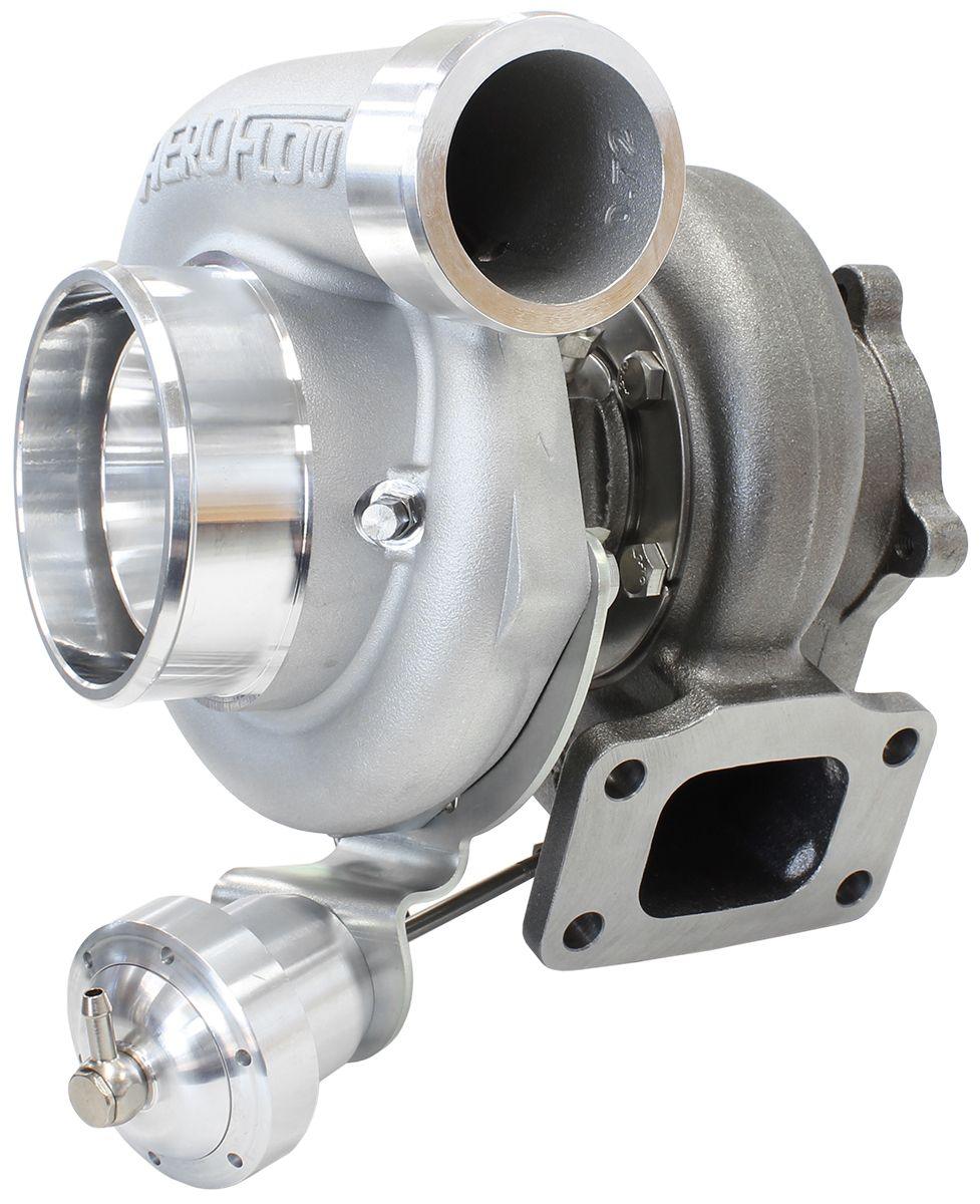 Aeroflow Performance Internal Wastegate, T3 Inlet Flange, FG XR6 5-Bolt Exhaust Flange Aeroflow BOOSTED 6762 XR6 1.15 Turbocharger 1000HP, Natural Cast Finish AF8005-3028 SR
