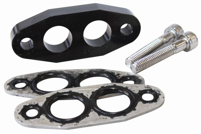 Aeroflow Performance LS Engine Parts AF64-2184BLK Spacer for LS Oil Cooler Adapter Suit VT-VZ LS - AF64-2184BLK SR