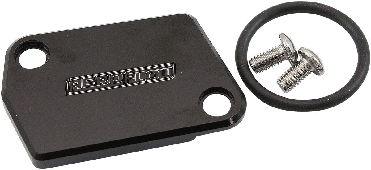 Aeroflow Performance MASS AIR FLOW SENSOR BLOCK OFF (AF64-2176BLK) SR