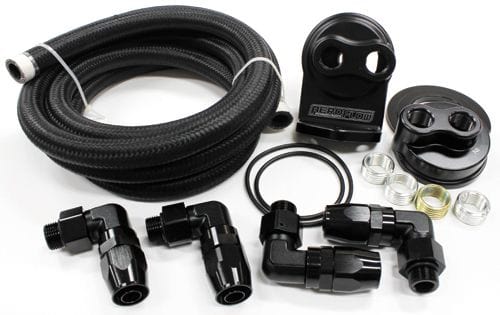 Single Billet Oil Filter Remote Mount Kit AF64-2042