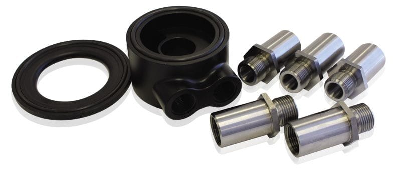 Aeroflow Performance Oil Systems AF64-2060 Aeroflow Billet Oil Cooler Sandwich Adapter AF64-2060 SR