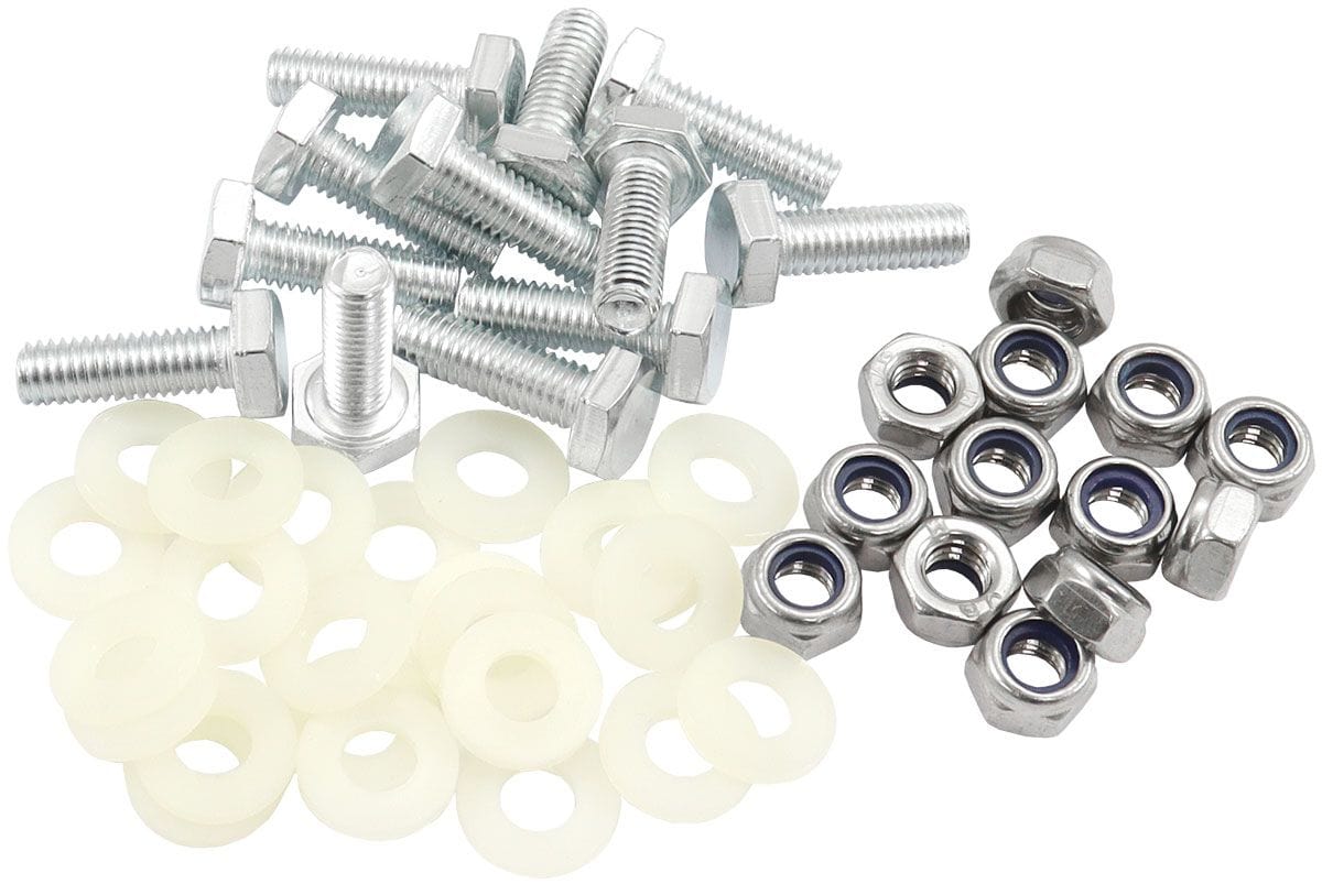 Aeroflow Performance Pack of 12 Aeroflow Replacement Bolts, Nuts and Washers to Suit All Aeroflow Fuel Cell/Tank Cap AF59 SR