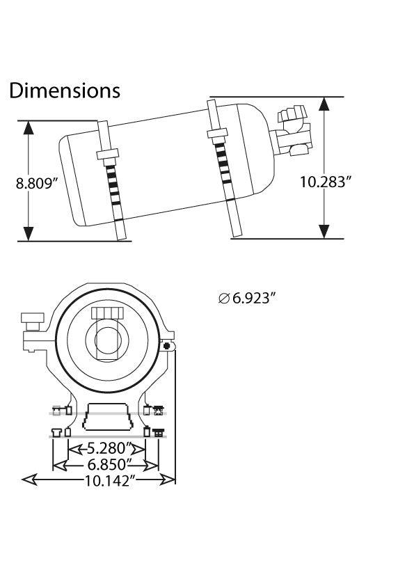 Aeroflow Performance Polished Finish. Suits 10lb. & 15lb. Bottles Aeroflow Billet Nitrous Bottle Brackets - Polished AF64-5000P SR