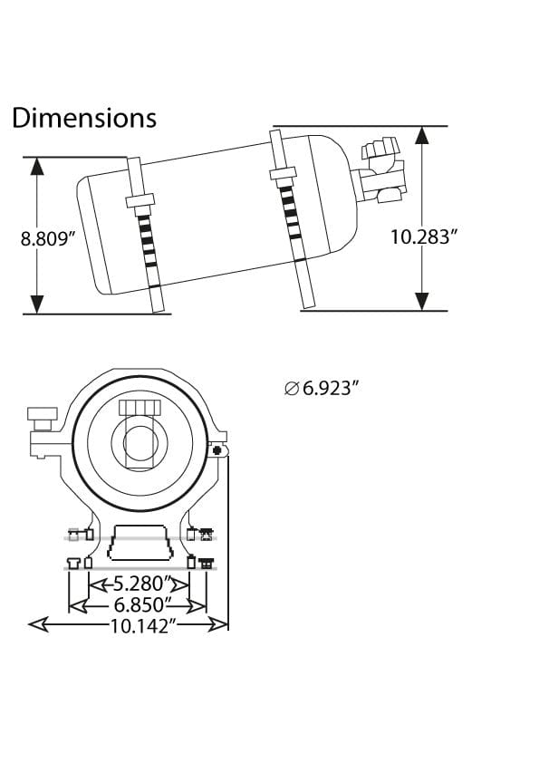 Aeroflow Performance Red Finish. Suits 10lb. & 15lb. Bottles Aeroflow Billet Nitrous Bottle Brackets - Red AF64-5000R SR
