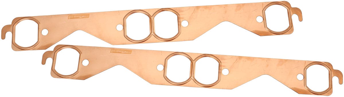 Aeroflow Performance SBC OVAL EXHAUST GASKETS (AF1854-1214) SR