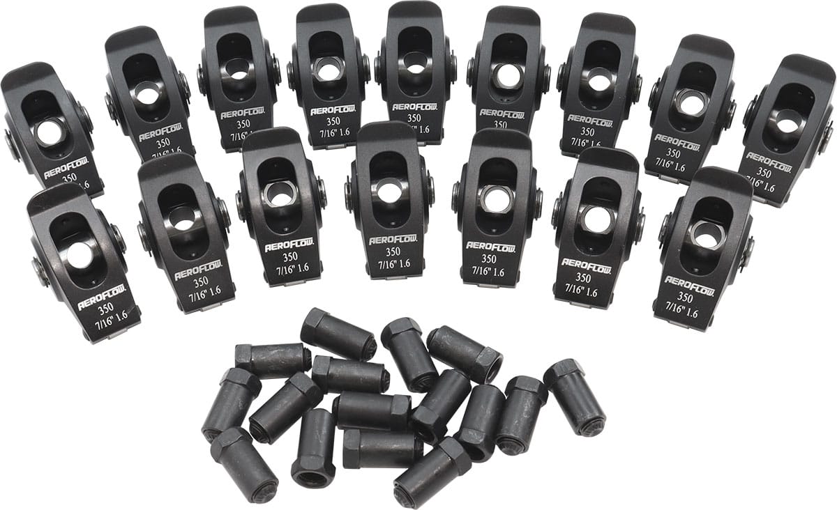 Aeroflow Performance SBC ROCKER ARMS 7/16" STUD 1.6 (AF95-1107) SR